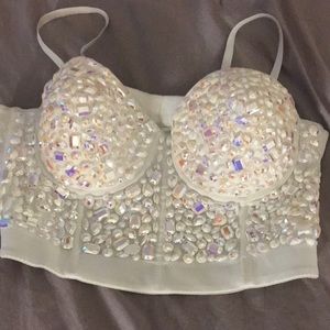 Bling crop top